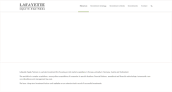 Desktop Screenshot of lafayetteequity.com
